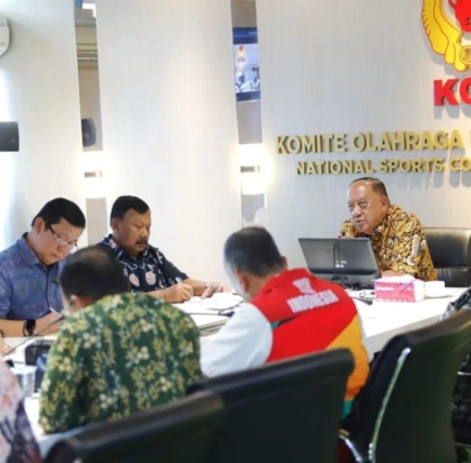 KONI Pusat Gelar Rapat Pelaporan dan Evaluasi PON XXI Aceh-Sumut 2024