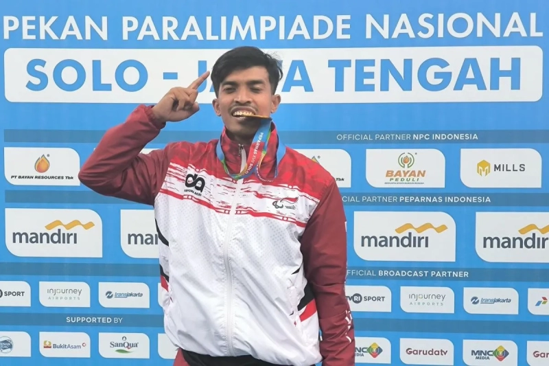 Muhammad Isa, Atlet Aceh Pertama yang Raih Medali Emas di Peparnas 2024