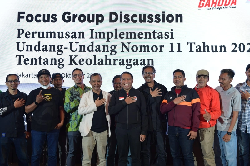 Menpora Amali Buka FGD Perumusan Implementasi UU No 11 Tahun 2022 Terkait Suporter