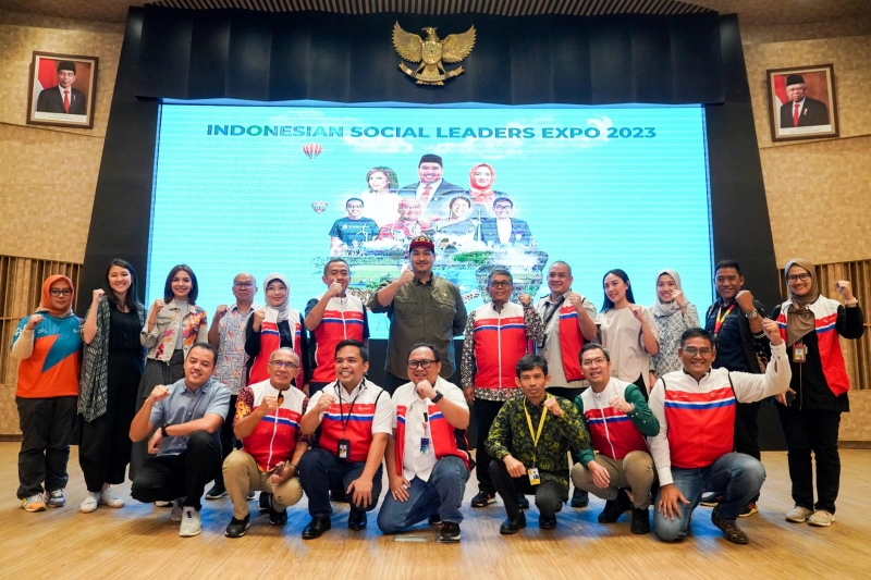 Menpora Dito Melaunching Indonesian Social Leaders Expo 2023 di UI