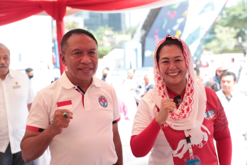 Indonesia Gelar IFSC World Cup 2022, Menpora Amali Apresiasi Ketum FPTI Yenny Wahid