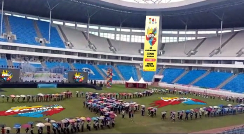 Atraksi 14 Cabor DBON dan SKJ Pelajar Mewarnai Perayaan Haornas 2022 di Stadion Batakan