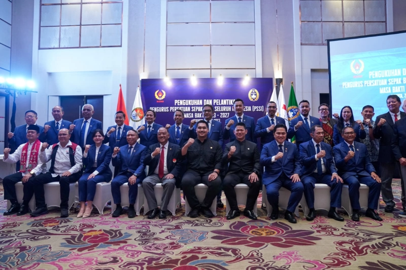 Hadiri Pelantikan Pengurus PSSI, Menpora Dito Sebut Prestasi SEA Games 2023 Kamboja Energi Positif bagi Sepakbola Indonesia