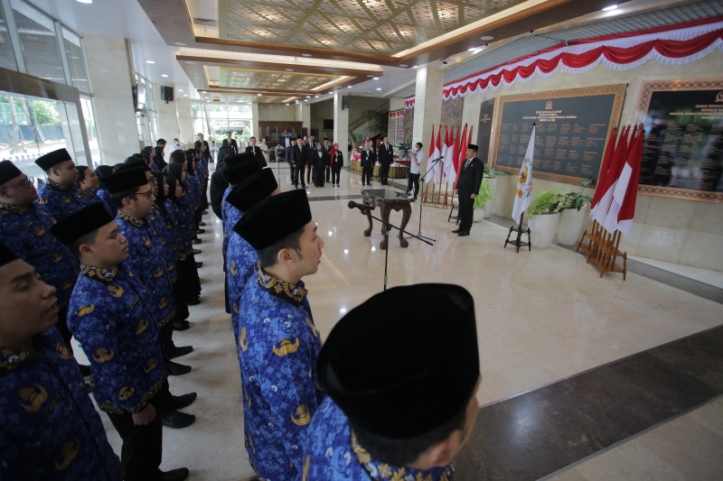 Sebanyak 46 PNS di Lingkungan Setjen DPD RI Dilantik