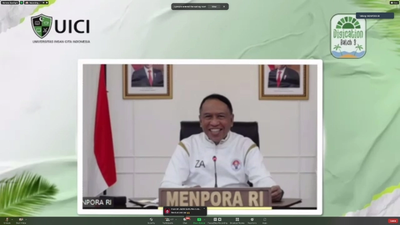 Jadi Kampus Digital Pertama di Indonesia, Menpora Amali Apresiasi UICI