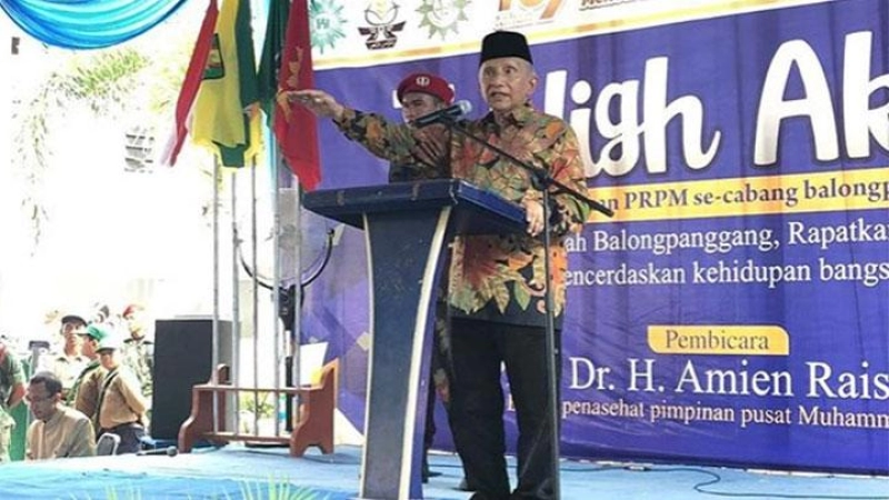 Amien Rais Kritik Muhammadiyah karena Tergoda Izin Tambang