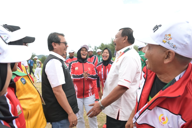 Pertandingan Woodball PON XXI Aceh-Sumut Resmi Dimulai, Plh Sekda Azwardi Ajak Atlet Junjung Kekompakan 