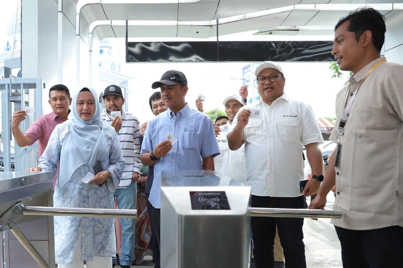 Bank Aceh Luncurkan Pembayaran Non-Tunai di Monumen PLTD Apung