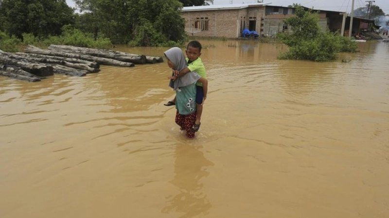 Empat Desa di Aceh Barat Terendam Banjir Akibat Hujan Deras