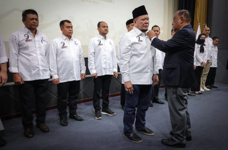 KONI Pusat Lantik LaNyalla Sebagai Ketum PB Muaythai Periode 2022-2026