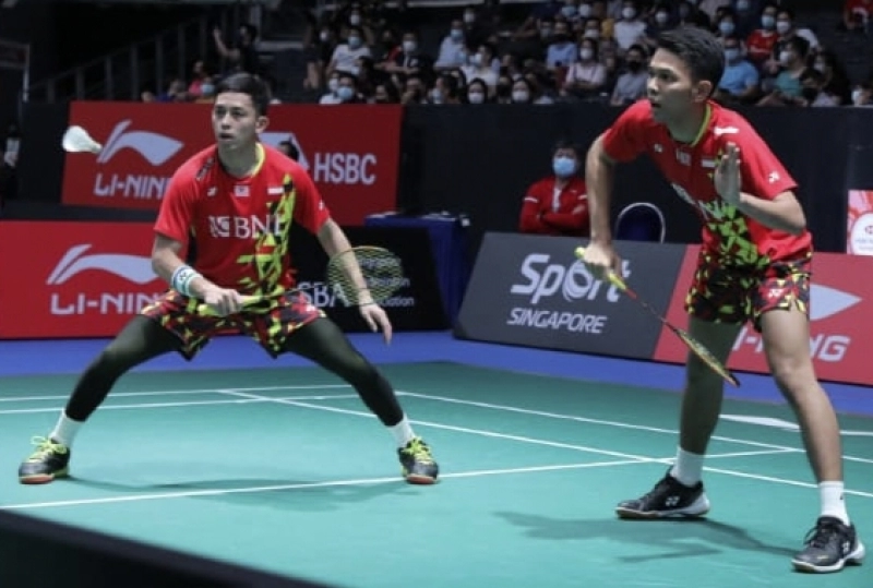 Fajar/Rian Belum Terbendung di Singapore Open 2022