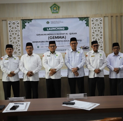 Kanwil Kemenag Aceh Luncurkan Gerakan Menulis Mushaf Al-Quran