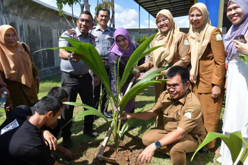 Haru Warnai Kunjungan Pj Ketua PKK Aceh ke LPKA Banda Aceh