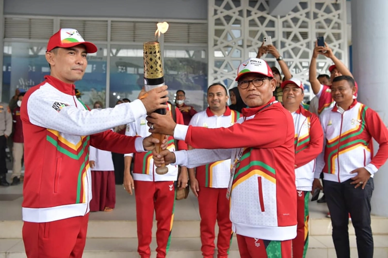 Kirab Api PON XXI 2024 Dimulai di Sabang, Lintasi 23 Kabupaten dan Kota di Aceh