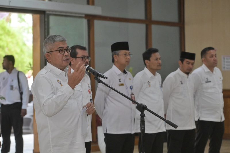  Pj Gubernur Aceh Bustami Arahkan Pejabat Sukseskan PON XXI Aceh-Sumut