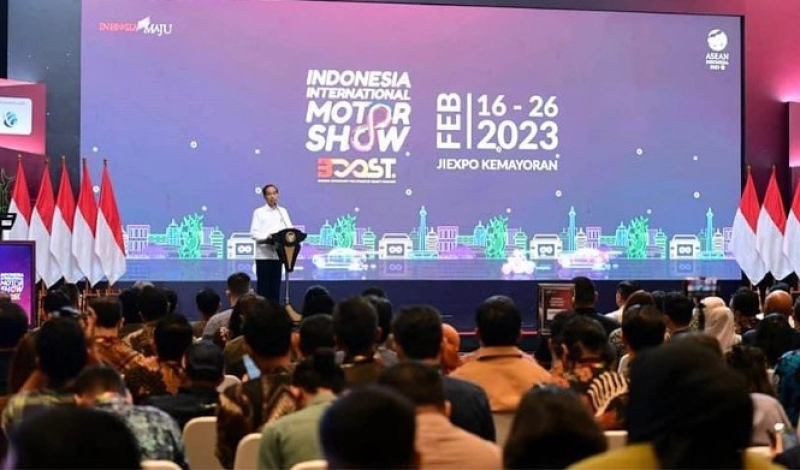 Buka IIMS 2023, Arahan Presiden Jokowi Industri Otomotif Berorientasi Ekspor