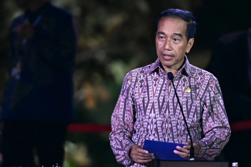 Momen Presiden Jokowi Jamu Makan Malam Pimpinan dan Delegasi KTT World Water Forum di GWK