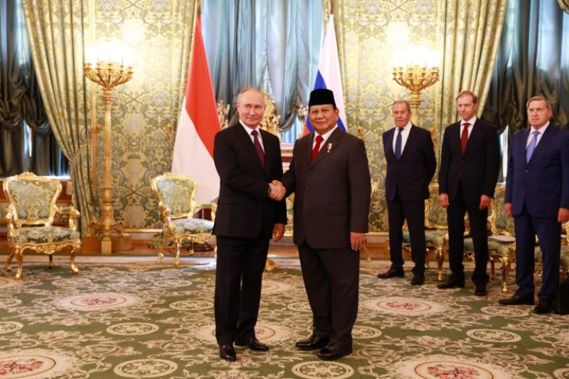 Di Rusia, Putin dan Prabowo Bahas Kerja Sama Nuklir