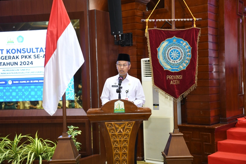 Buka Rakon PKK se-Aceh, Pj Gubernur: PKK Pilar Utama Pembangunan Berkelanjutan