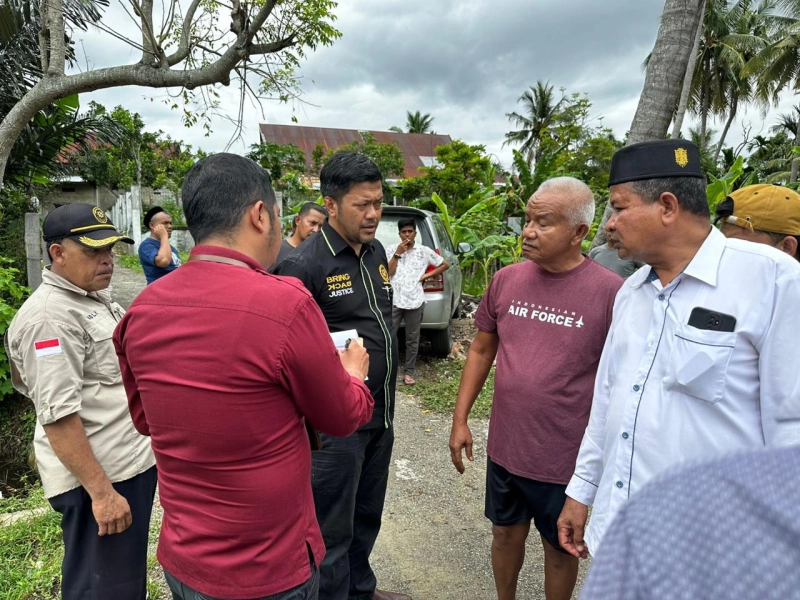 Ketua Majelis Hakim MS Jantho Pimpin Sidang Pemeriksaan Setempat Sengketa Kewarisan di Kuta Baro