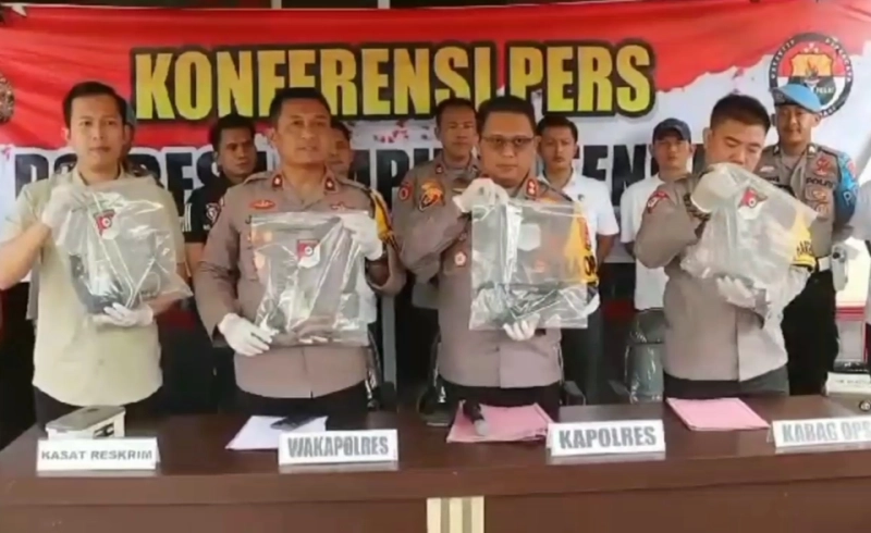 Polisi Gerebek Home Industri Senjata Api Ilegal di Lampung