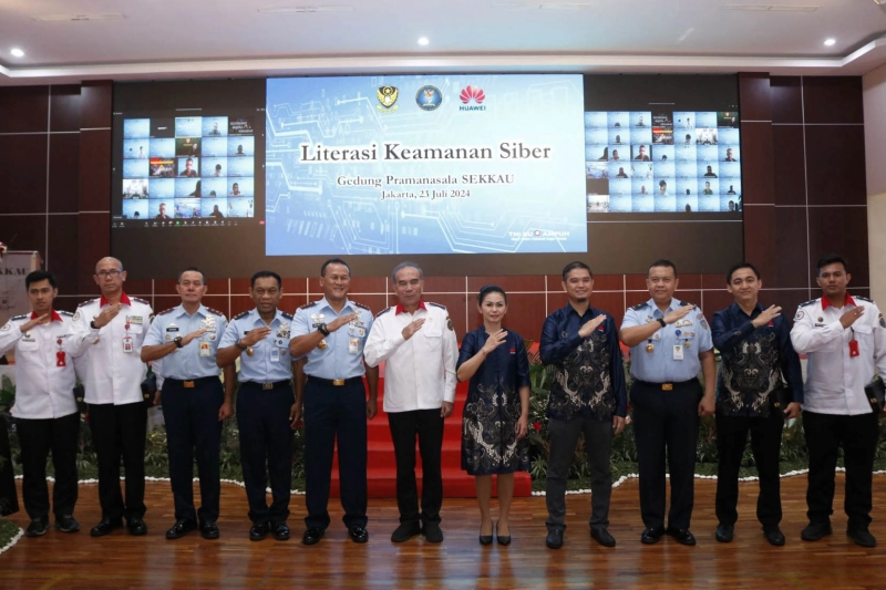 Huawei dan BSSN Latih TNI AU Perkuat Literasi Digital dan Keamanan Siber