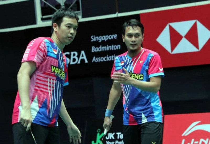 The Daddies Tumbangkan Juara All England 2022 di Babak Pertama Singapura Terbuka 2022