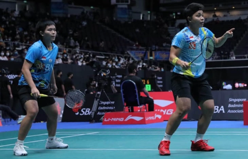 Apri/Fadia Melaju ke Semifinal Singapore Open 2022