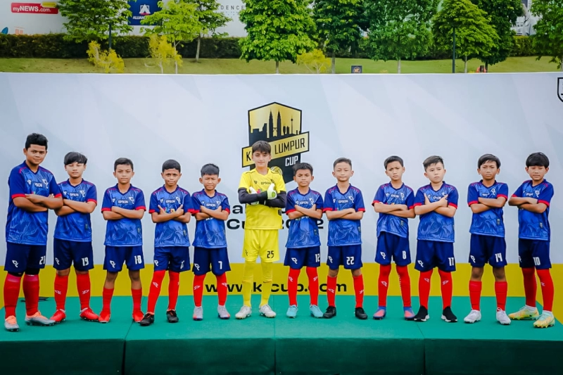 Raga Negeri FA Sandang Predikat Tim Termuda di KL Cup U12 International Tournament Malaysia 2022