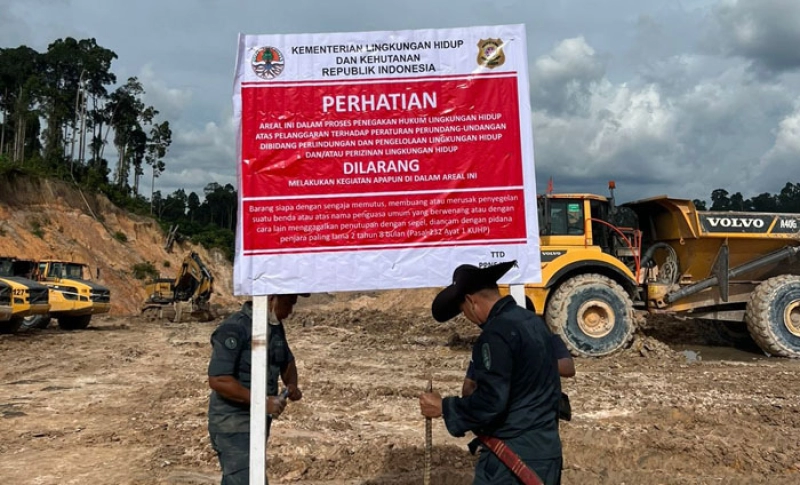 Lokasi Tambang PT Kedap Sayaaq Disegel, MPKALH Apresiasi KLHK