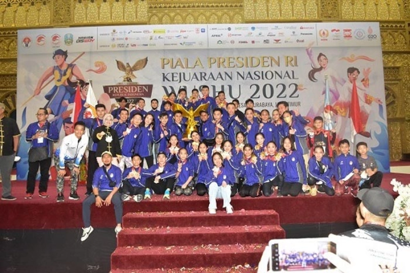 Diraih DKI Jakarta, Jatim Gagal Cetak Hatrick Juara Umum Kejurnas Wushu 2022 Piala Presiden