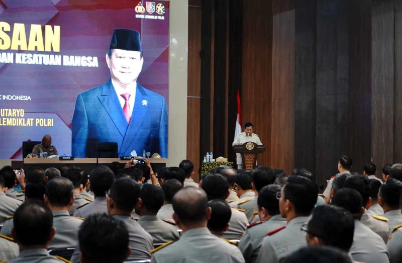 Prabowo Subianto Sebut Negara yang Berhasil Selalu Memiliki Polisi Unggul di Dialog Kebangsaan