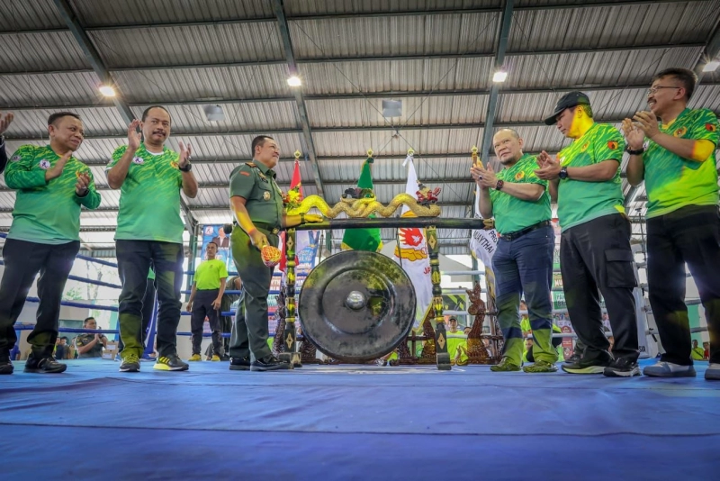 Buka Liga Muaythai Piala Pangdam V Brawijaya, LaNyalla Sebut Filosofi Muaythai Menjadi Karakter Bangsa