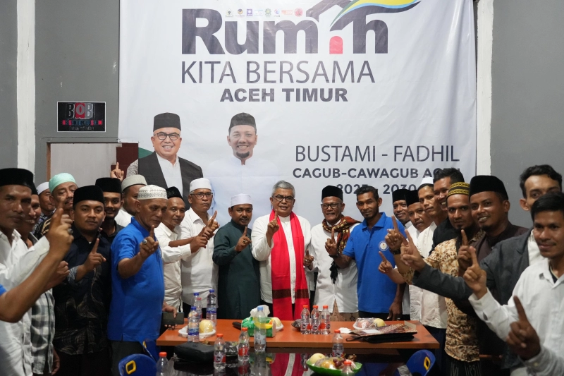 Kampanye di Aceh Timur, Bustami Hamzah: Kita Akan Makmurkan Seluruh Petani