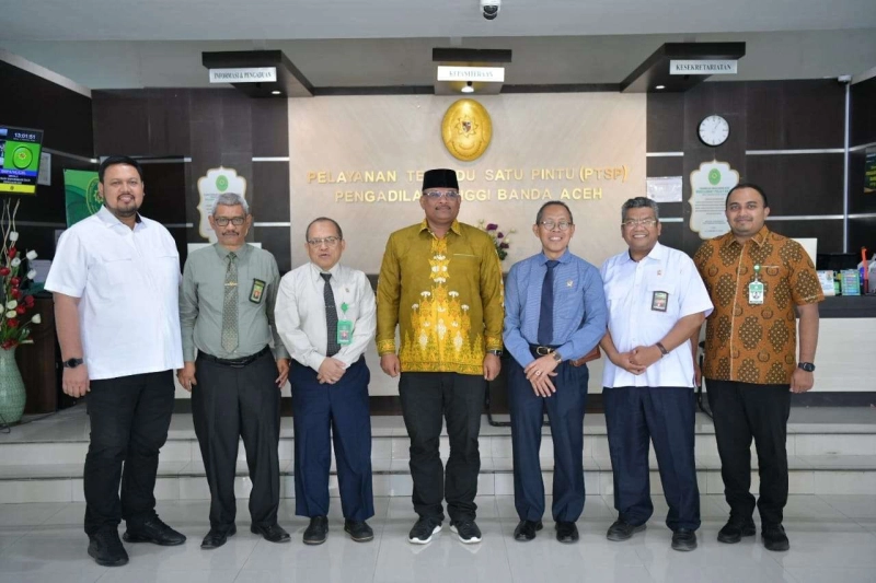 Ketua Pengadilan Tinggi Banda Aceh, Jamu Penjabat Gubernur Safrizal