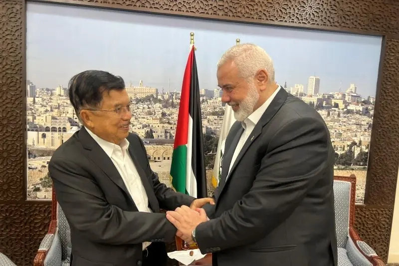 Jusuf Kalla Bertemu Pemimpin Hamas di Doha, Ini yang Dibahas 