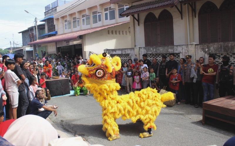 Atraksi Barongsai di Banda Aceh Jadi Simbol Toleransi