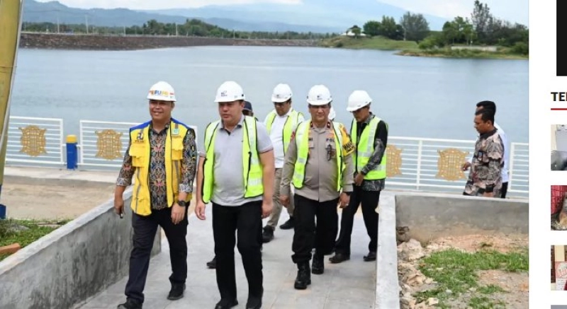 Tinjau Venue Cabor Dayung PON 2024 di Waduk Keliling, Begini Respon Irjen Kemendagri 