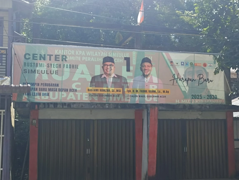 Di Simeulue, Mualem Center Ganti Nama Jadi Bustami-Syech Fadhil Center