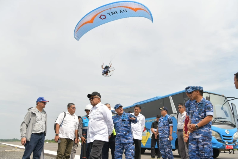 Pj Gubernur Aceh Terbang ke Aceh Utara dan Bener Meriah Tinjau  Penyiapan Venue PON