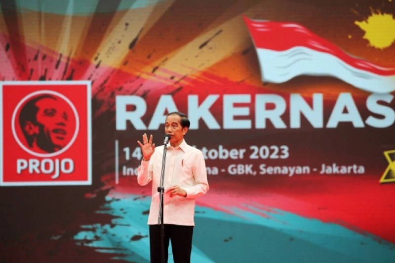 Soal Kemungkinan Projo Jadi Partai, Jokowi: Terserah Projo