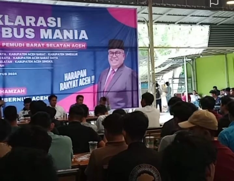 LIVE: Pemuda Barat - Selatan Aceh Deklarasi Om Bus Mania Dukung Bustami Hamzah - Tu Sop  