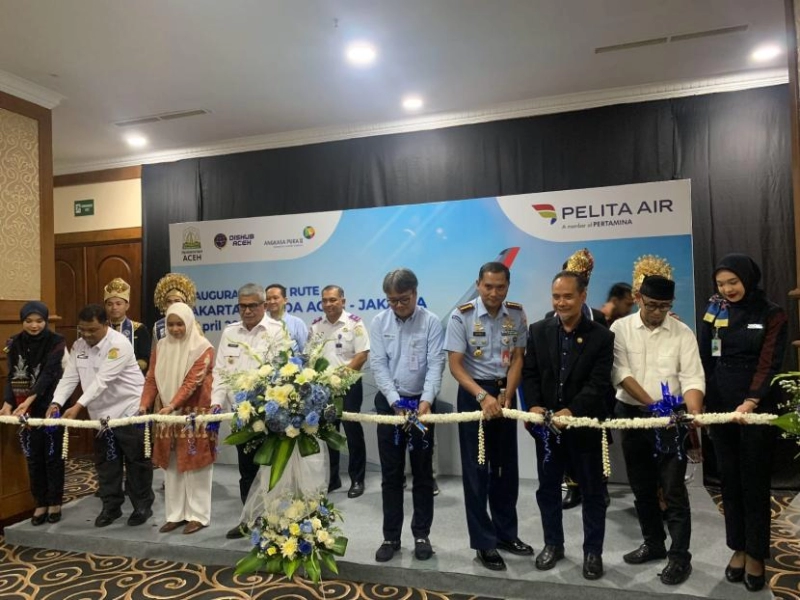 Pelita Air Buka Rute Jakarta-Aceh, Ini Harapan Pj Gubernur