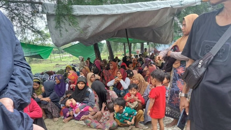 Usai Ditolak Malaysia, 264 Warga Rohingya Mendarat di Aceh Timur, 10 Orang Meninggal di Laut