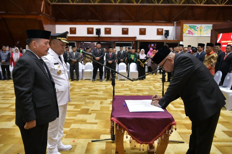  Foto-foto dan 6 Pesan Pj Gubernur Aceh kepada Pj Wali Kota Subulussalam yang Baru 