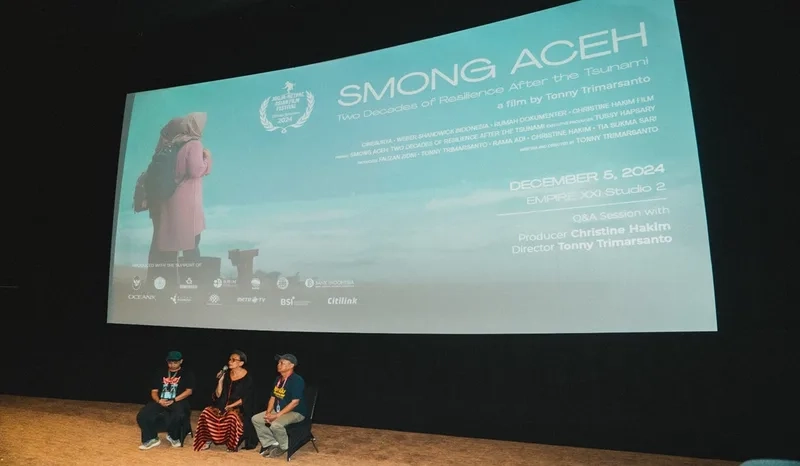 20 Tahun Tsunami Aceh, Film Dokumenter SMONG Aceh Jadi Official Selection dan Tayang Perdana di JaFF 2024