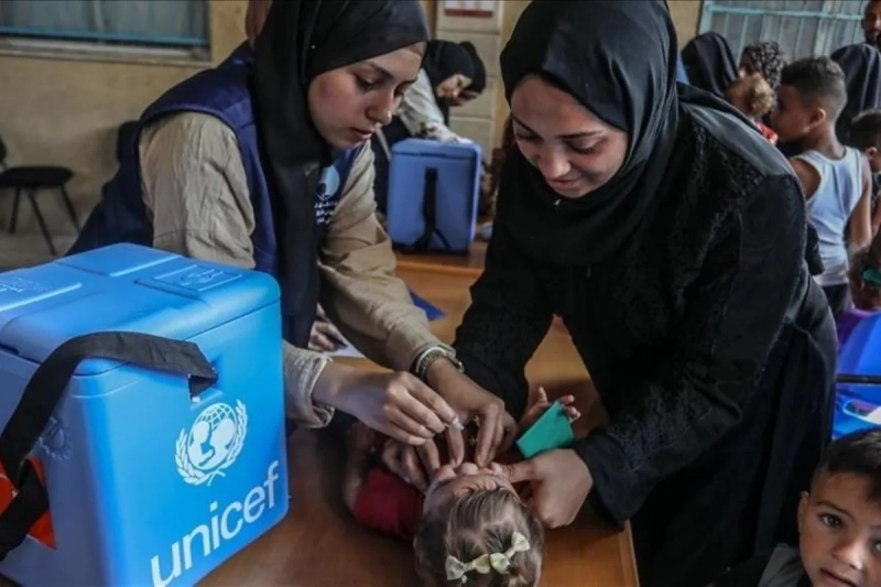 Ratusan Ribu Anak Gaza Akhirnya Dapat Vaksin Polio Dosis Pertama