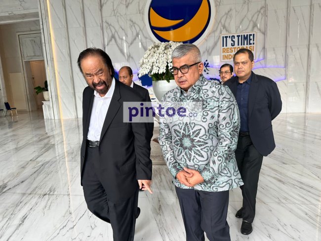 Foto-foto Surya Paloh Bertemu Bustami yang Diusung untuk Cagub Aceh