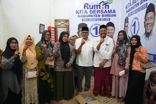  Foto-foto Bustami-Syech Fadhi Silaturahmi Tim Rumah Kita Bersama Bireuen