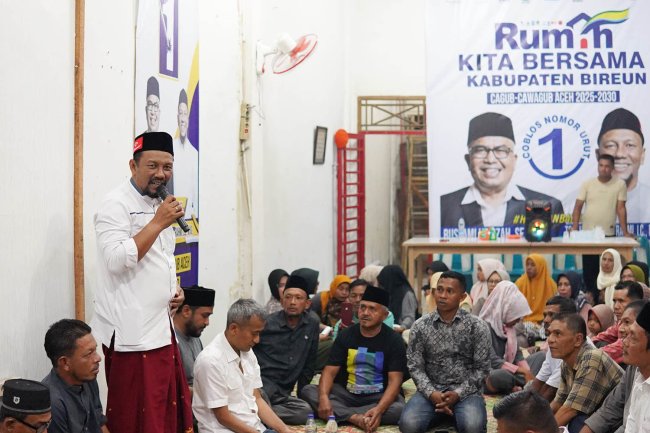  Foto-foto Bustami-Syech Fadhi Silaturahmi Tim Rumah Kita Bersama Bireuen